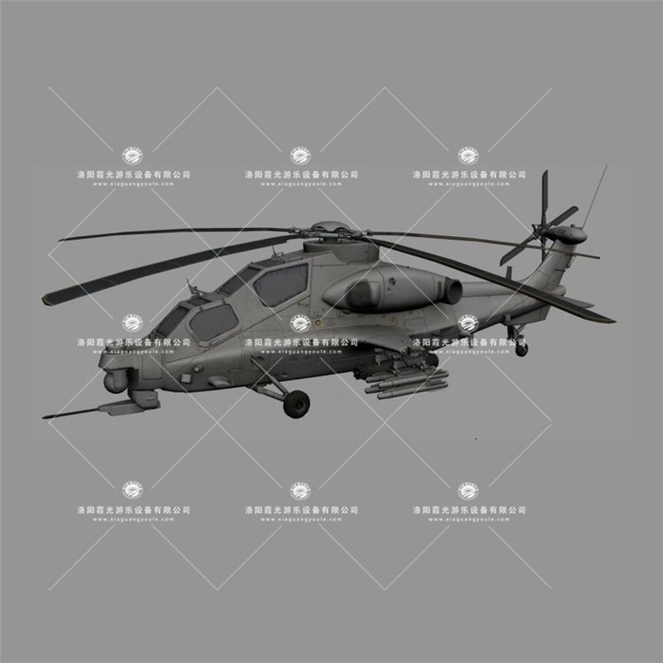 建阳武装直升机3D模型